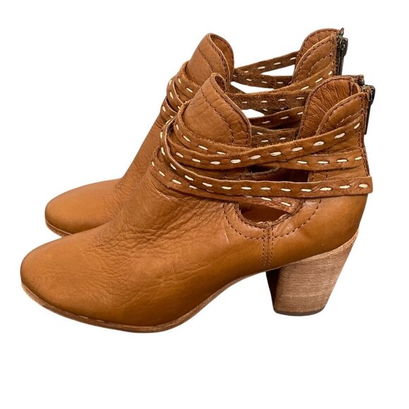 Frye Naomi Pickstitch Leather Booties - Picture 5 of 10